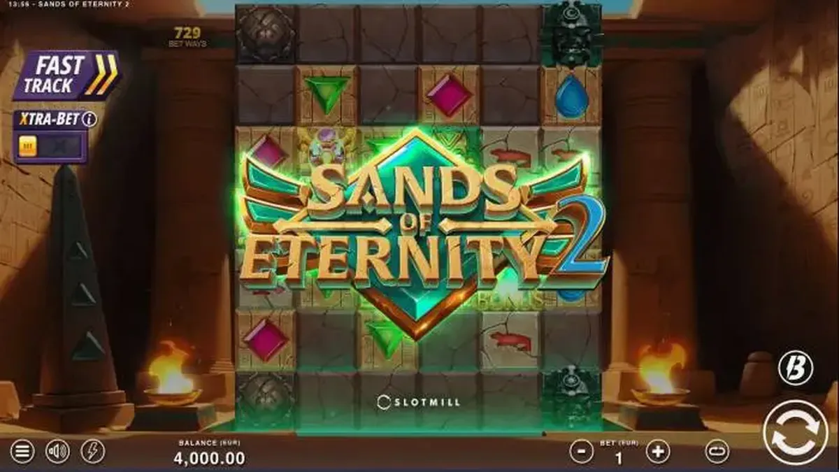 Demon's Gate slot machine interface com tema de portal sombrio